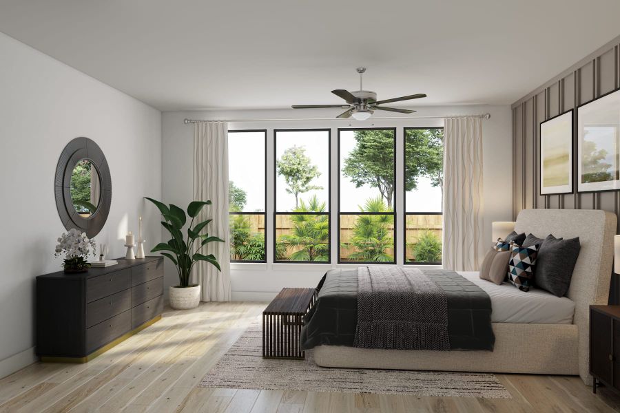 Representative furnished interior of a home built from the Downy by Tri Pointe Homes in Pecan Ridge, Fulshear (Image 8). Representative furnished interior of a home built from the Downy by Tri Pointe Homes in Pecan Ridge, Fulshear (Image 8).