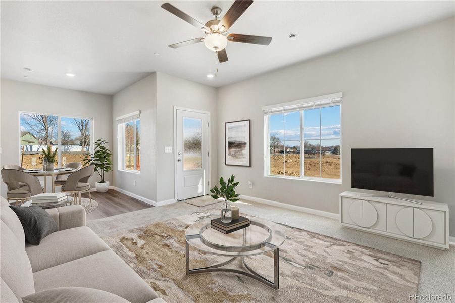 Furnished interior view inside a new home in Johnstown Village, Johnstown (Image 5).