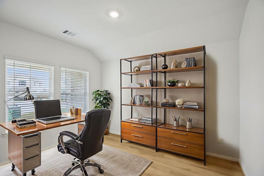 Photo is not of the actual home, but is an inspirational photo of builder’s model home and may depict options, furnishings, and/or decorator features that are not included