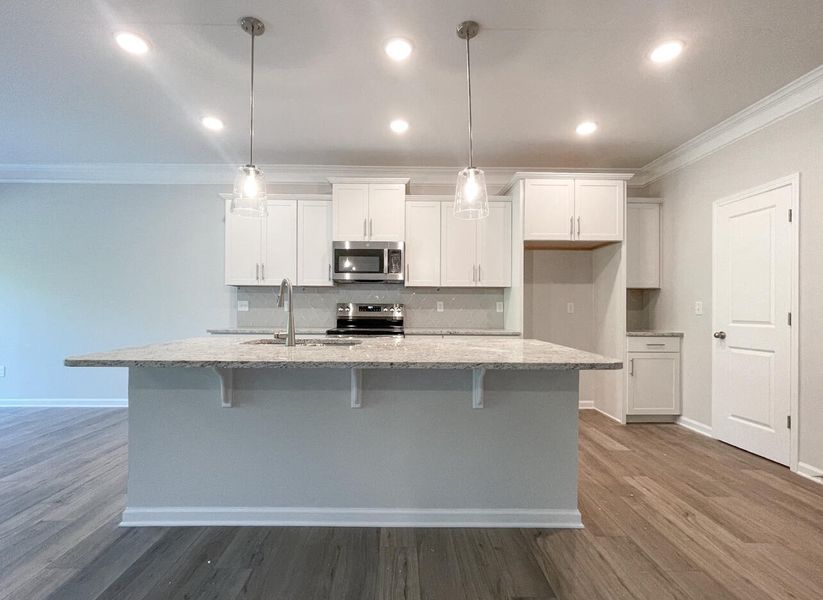 Furnished interior view inside a new home in Riverbrooke Townhomes, Simpsonville (Image 5). Furnished interior view inside a new home in Riverbrooke Townhomes, Simpsonville (Image 5).