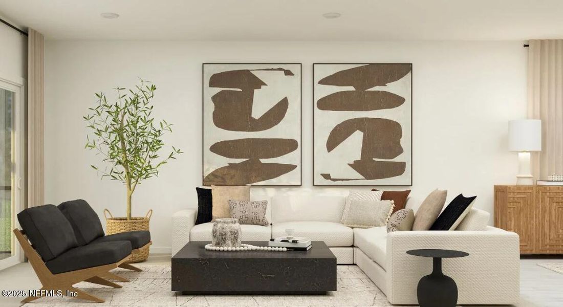 Furnished interior view inside a new home in Shearwater, St. Augustine (Image 8).