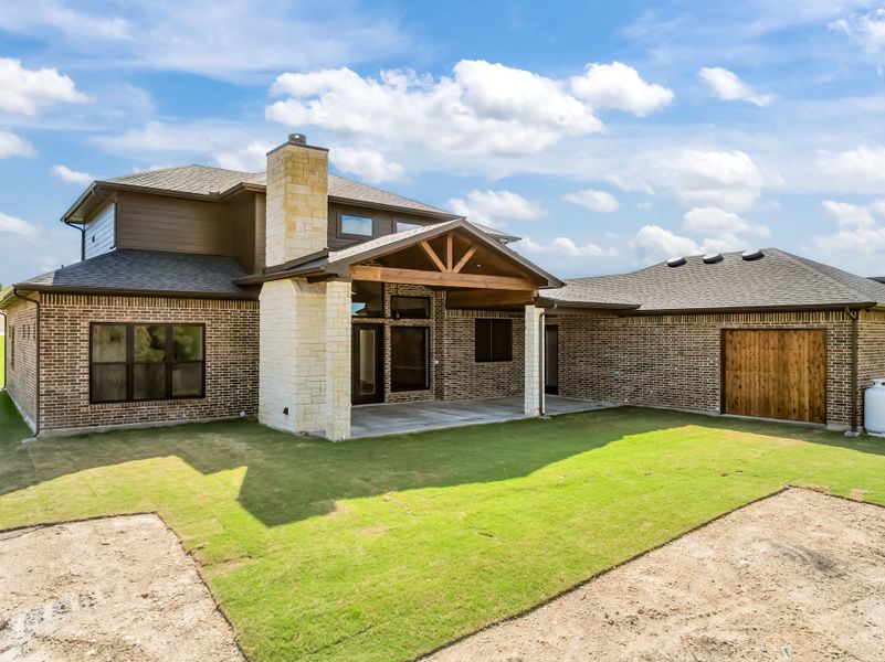Exterior details and patio area of a home in Eagles Bluff, Hudson Oaks (Image 29). Exterior details and patio area of a home in Eagles Bluff, Hudson Oaks (Image 29).
