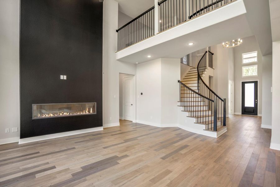 Spacious, unfurnished interior of a new home in Artavia 70′ Lots, Conroe (Image 23).