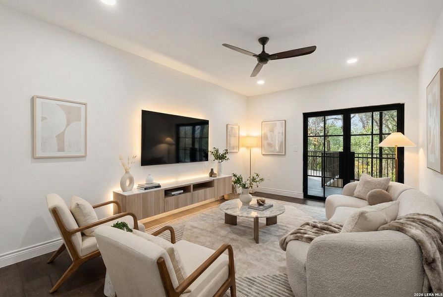 Furnished interior view inside a new home in , San Antonio (Image 30).