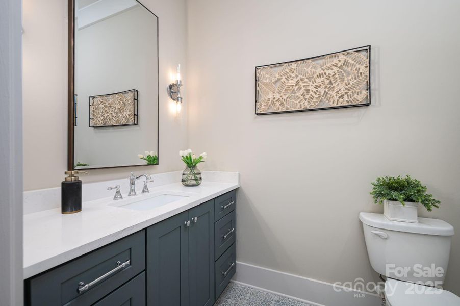 Furnished interior view inside a new home in , Belmont (Image 35).