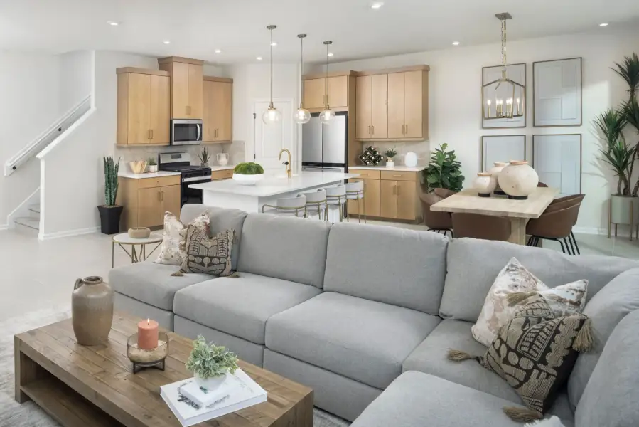 Riley Model Great Room Riley Model Great Room