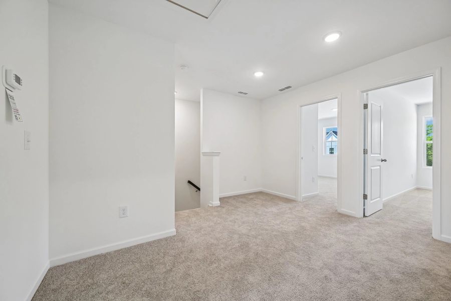 Spacious, unfurnished interior of a new home in Towns at The Point, Rolesville (Image 20). Spacious, unfurnished interior of a new home in Towns at The Point, Rolesville (Image 20).