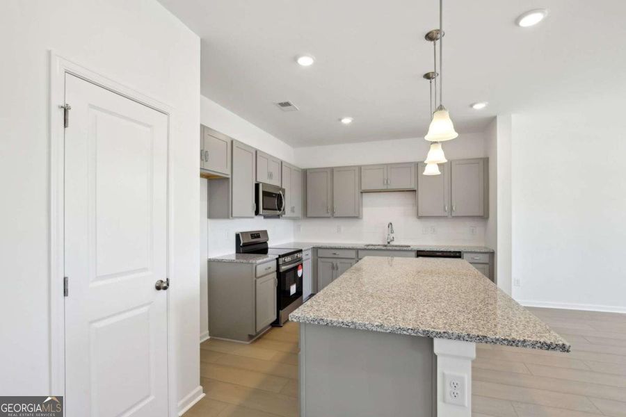 Furnished interior view inside a new home in Crescent Towns, Riverdale (Image 5). Furnished interior view inside a new home in Crescent Towns, Riverdale (Image 5).