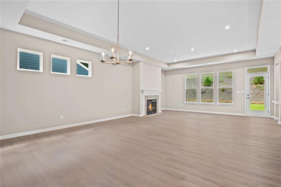 Spacious, unfurnished interior of a new home in Easton Park, Dallas (Image 41).