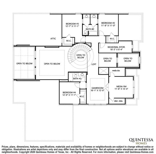 Artist Rendering of 2nd Floor Plan. Artist Rendering of 2nd Floor Plan.