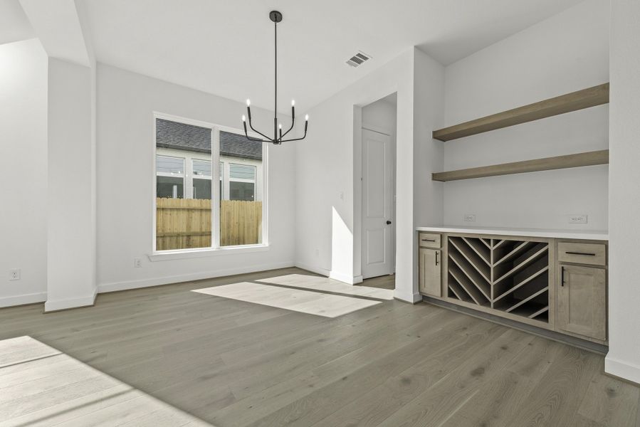 Representative unfurnished interior of a home built from the The St. Helena by Westin Homes in Kresston, Montgomery (Image 9).