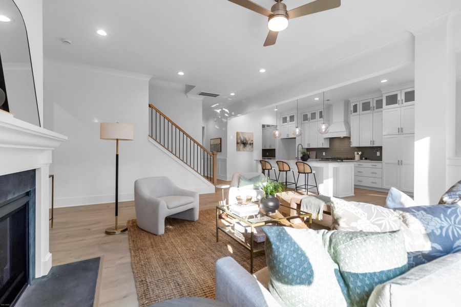 Furnished interior view inside a new home in , Moncks Corner (Image 9). Furnished interior view inside a new home in , Moncks Corner (Image 9).