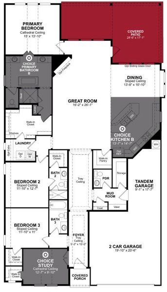 2D floor plan layout of this home in COLTON, Montgomery, TX (Image 3).