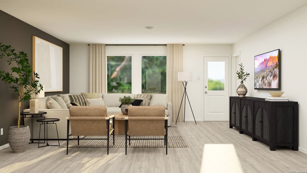 Furnished interior view inside a new home in , Marion (Image 27).