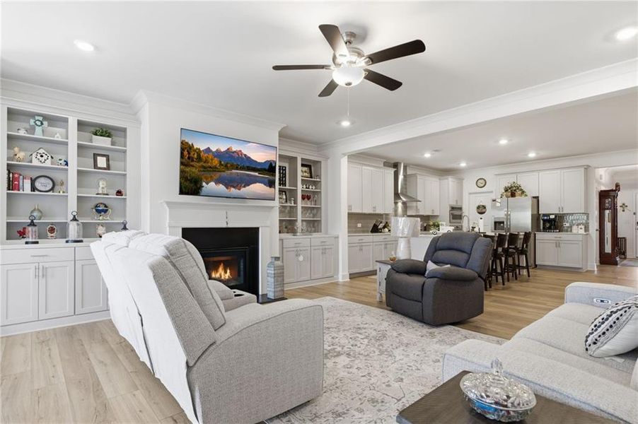 Furnished interior view inside a new home in The Court at Gainesville Township, Gainesville (Image 13).