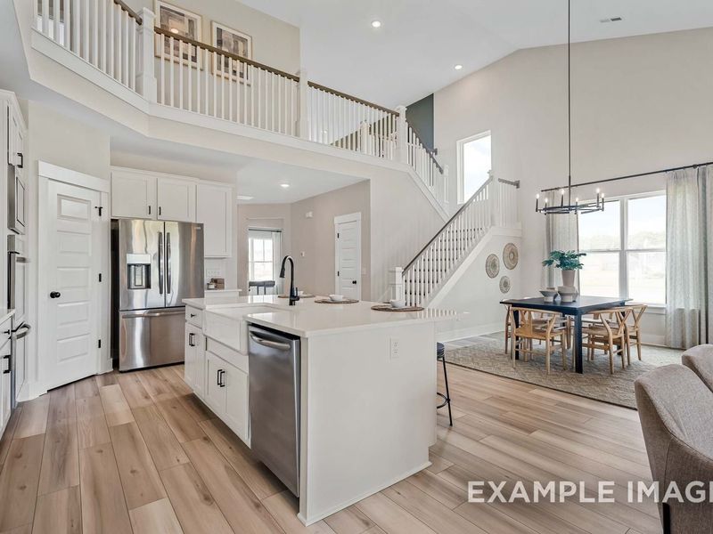 Furnished interior view inside a new home in Woods Crossing, Gallatin (Image 11).