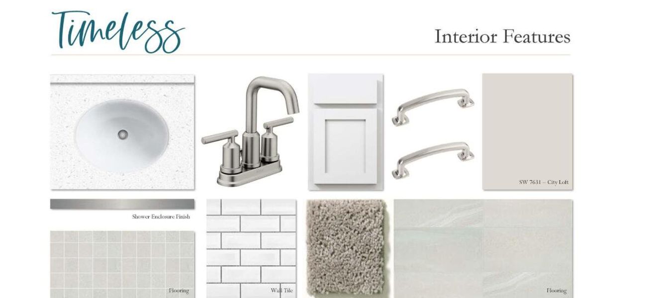Sample of building materials used in homes in Midtown at Nexton, Summerville (Image 29).