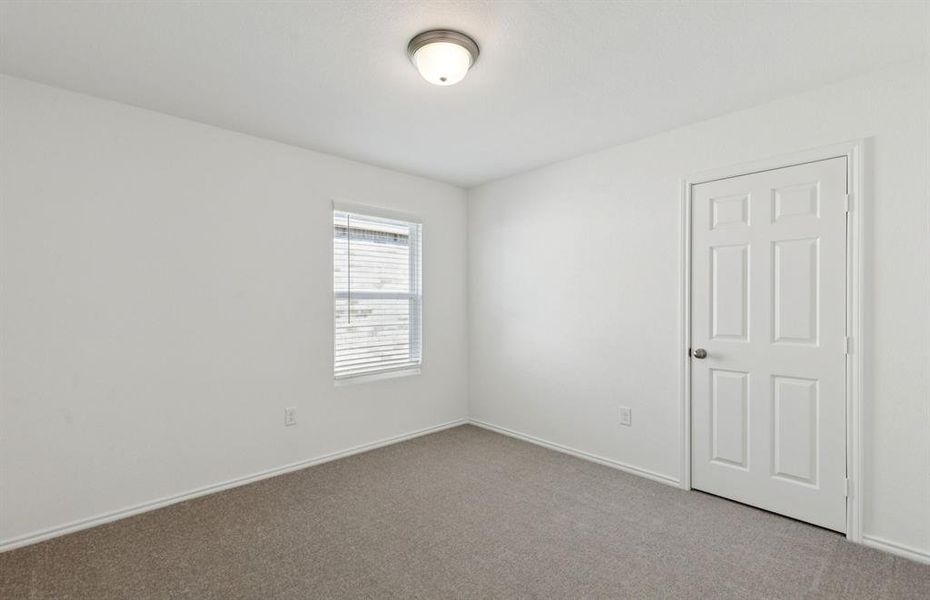 Secondary bedroom with ample closet space Secondary bedroom with ample closet space