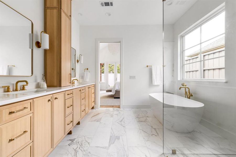 Furnished interior view inside a new home in , Dallas (Image 11). Furnished interior view inside a new home in , Dallas (Image 11).