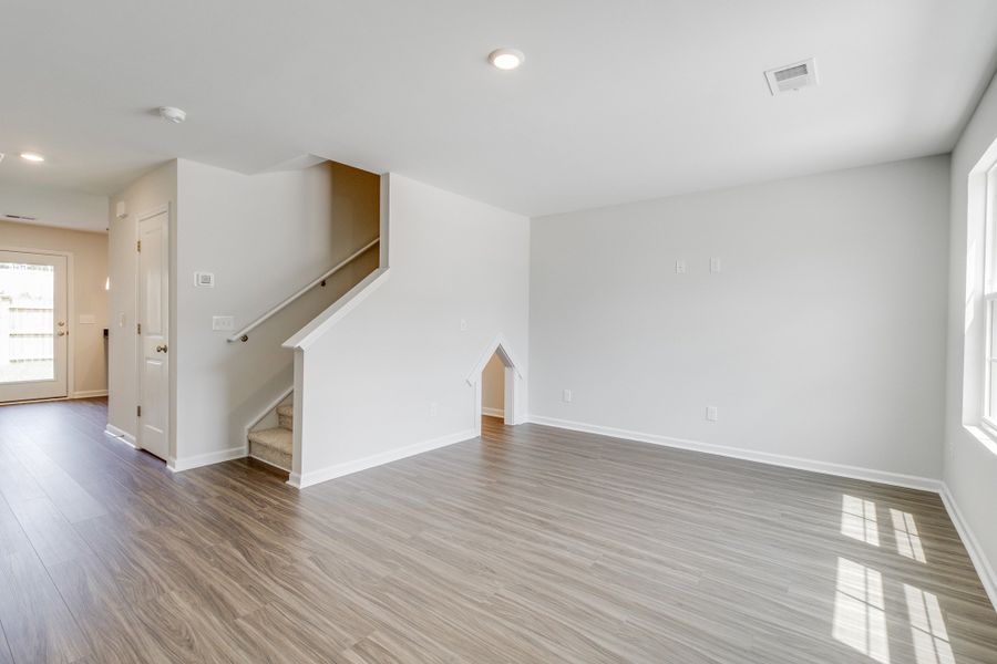 Spacious, unfurnished interior of a new home in Astoria, Columbia (Image 14). Spacious, unfurnished interior of a new home in Astoria, Columbia (Image 14).