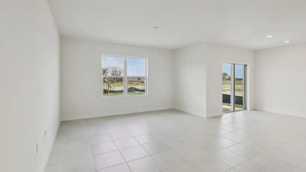 Living Area of the Baker Floor Plan by DRB Homes in Liberty Trace New Homes in Haines City, FL