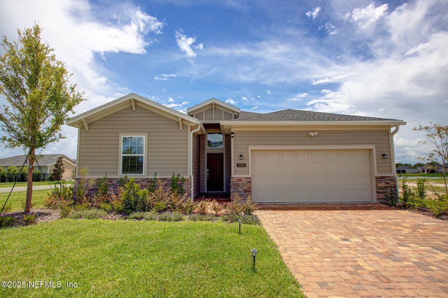 Front exterior of a new home in , Green Cove Springs, FL, highlighting curb appeal (Image 21).