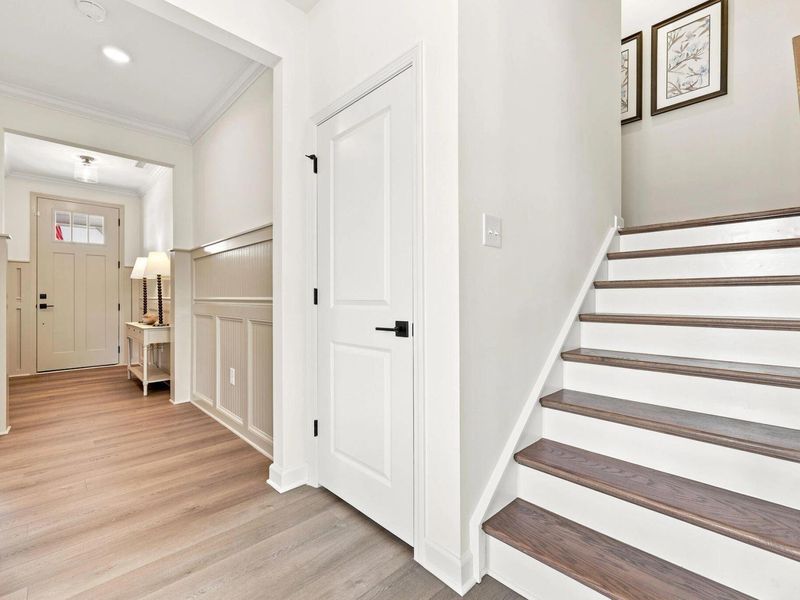 Spacious, unfurnished interior of a new home in Addison West, Holly Springs (Image 19). Spacious, unfurnished interior of a new home in Addison West, Holly Springs (Image 19).