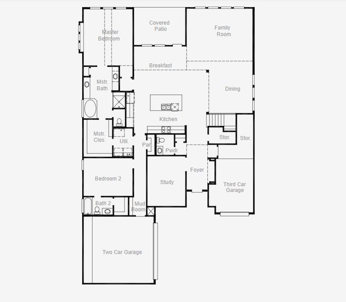 2D floor plan layout of this home in Saddle Star Estates, Rockwall, TX (Image 2). 2D floor plan layout of this home in Saddle Star Estates, Rockwall, TX (Image 2).