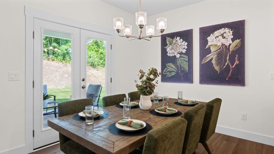 Furnished interior view inside a new home in Lone Oaks Farm, Cleveland (Image 13).