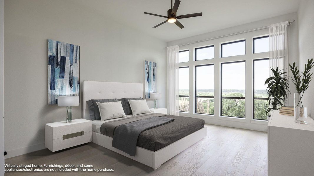 Furnished interior view inside a new home in Santa Rita Ranch - Eldorado, Liberty Hill (Image 8).