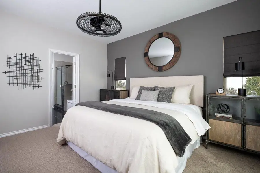 Representative furnished interior of a home built from the Kennedy by Ashton Woods in The Wilder, Adkins (Image 5).