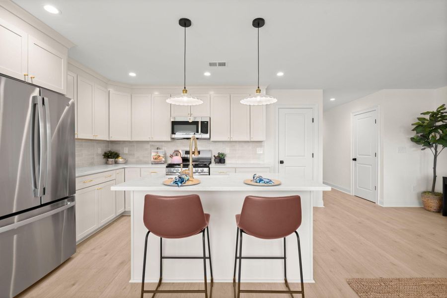 Furnished interior view inside a new home in , Charleston (Image 11).