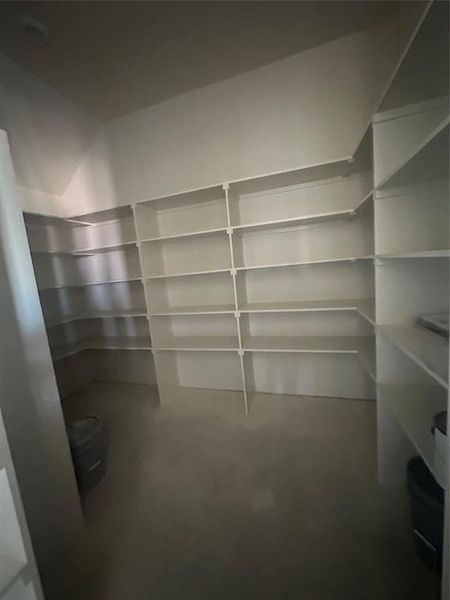 HUGE pantry adjoined storage room HUGE pantry adjoined storage room