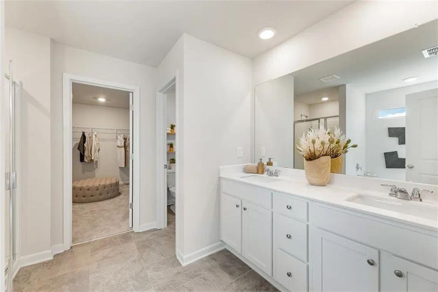 Furnished interior view inside a new home in Hawthorne Reserve, Dallas (Image 23).