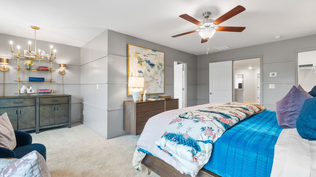 Representative furnished interior of a home built from the Austin - Alternate by DRB Homes in Diamante, Stockbridge (Image 30). Representative furnished interior of a home built from the Austin - Alternate by DRB Homes in Diamante, Stockbridge (Image 30).