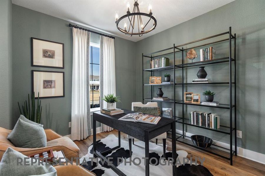 Furnished interior view inside a new home in Wellington, Haslet (Image 33).