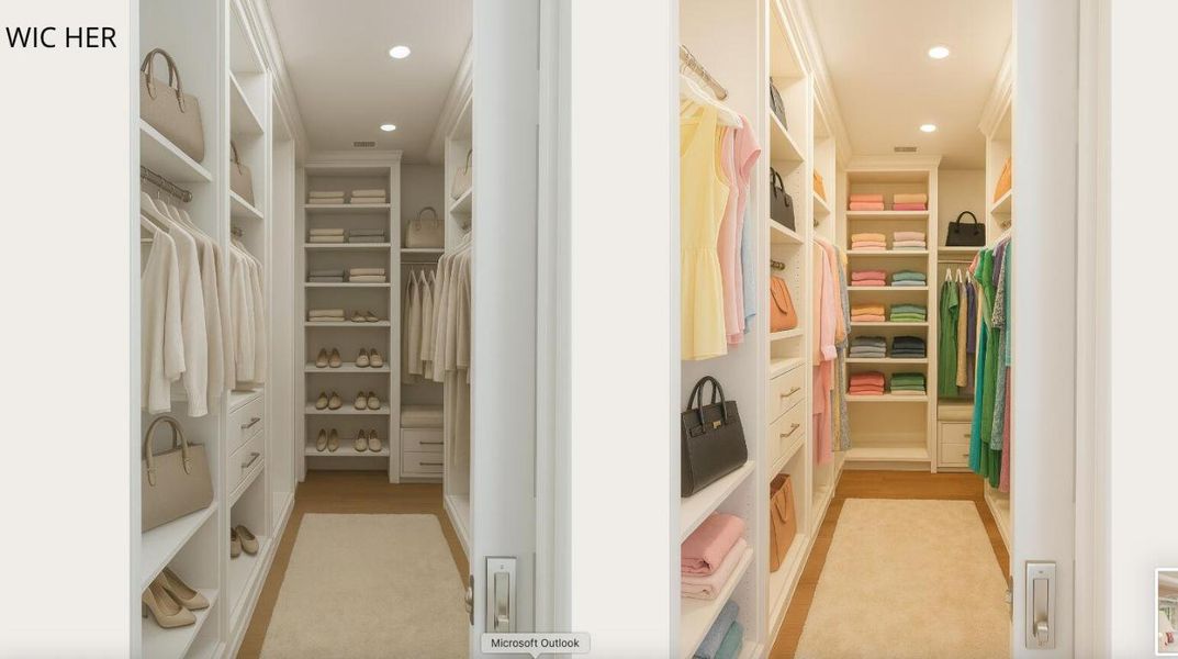 Walk in closets Walk in closets