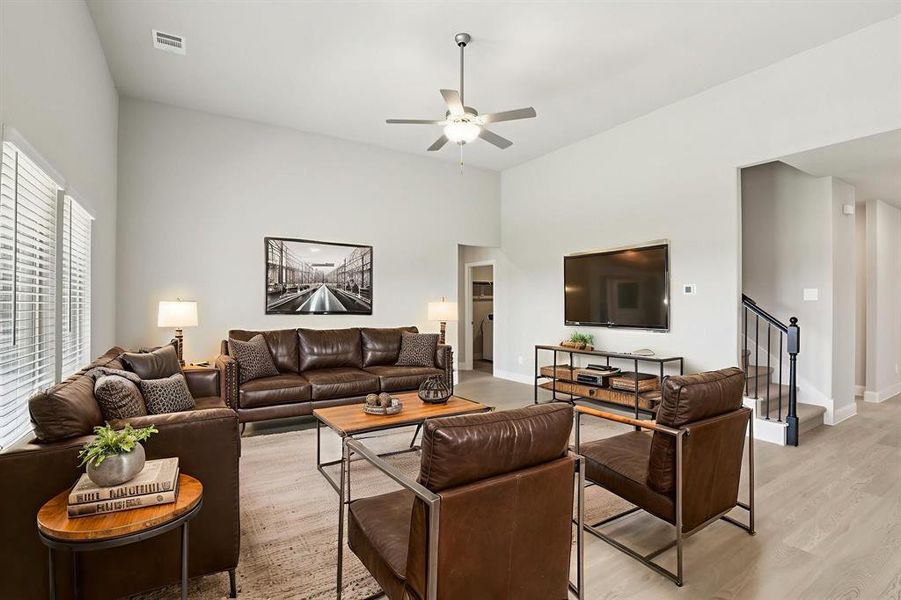 Photo is not of the actual home, but is an inspirational photo of builder’s model home and may depict options, furnishings, and/or decorator features that are not included.