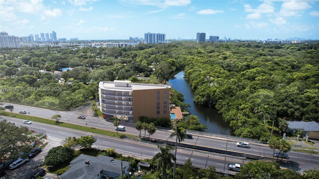 Condo located in Miami, FL showcasing its design and architecture (Image 12). Condo located in Miami, FL showcasing its design and architecture (Image 12).