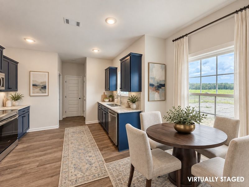 Furnished interior view inside a new home in Tranquil South, Hinesville (Image 12).