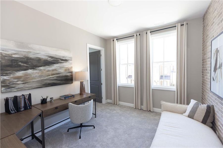 Furnished interior view inside a new home in Waterside Condos, Peachtree Corners (Image 28).