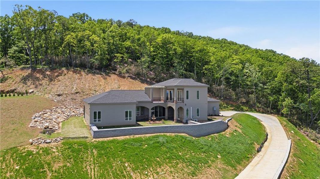 Front exterior of a new home in , Clarkesville, GA, highlighting curb appeal (Image 28).