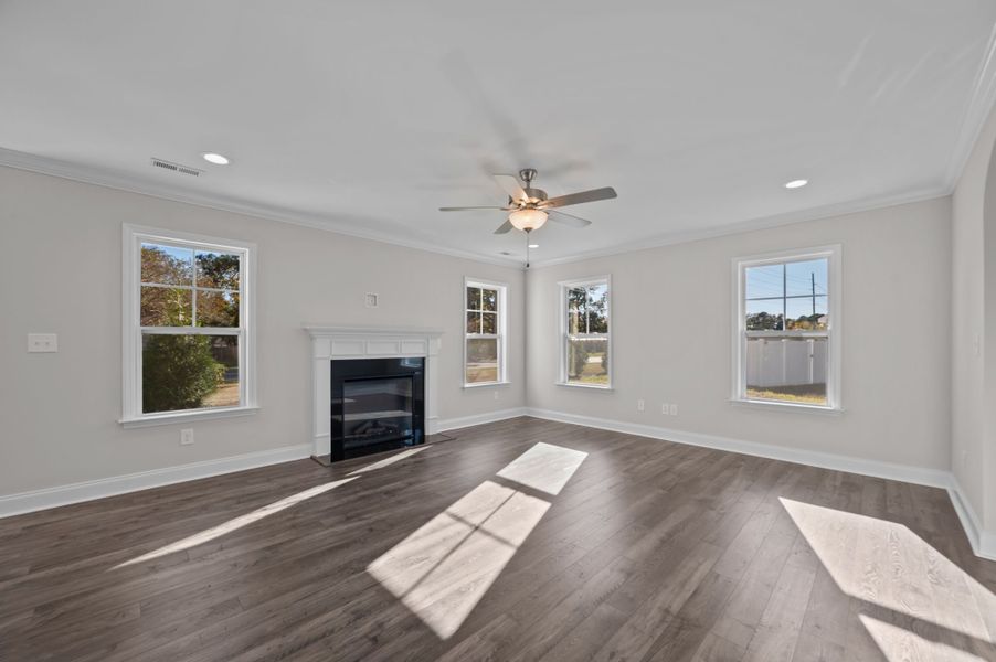 Spacious, unfurnished interior of a new home in Arbor Hills South, Greenville (Image 26). Spacious, unfurnished interior of a new home in Arbor Hills South, Greenville (Image 26).