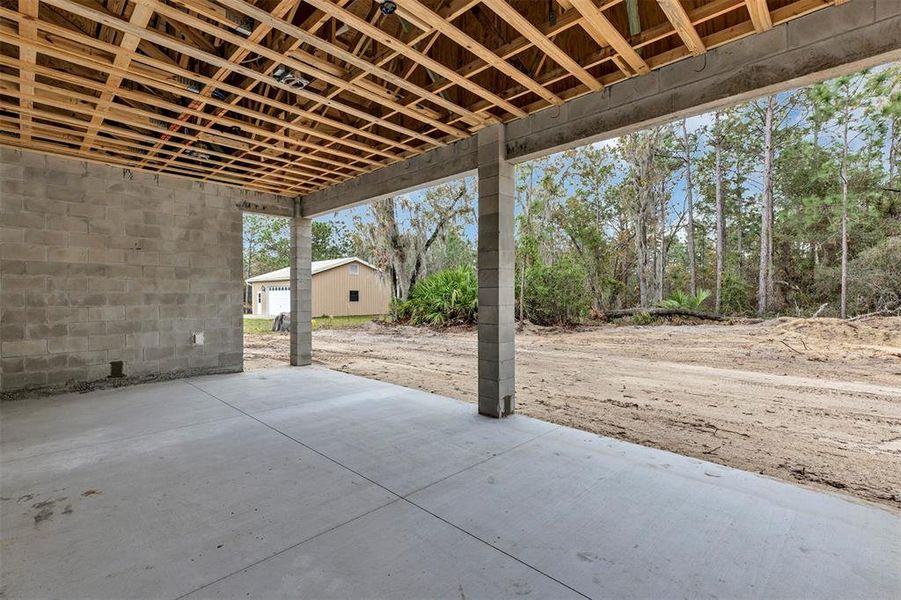 In-progress construction of a new home in , Wildwood, FL (Image 23).