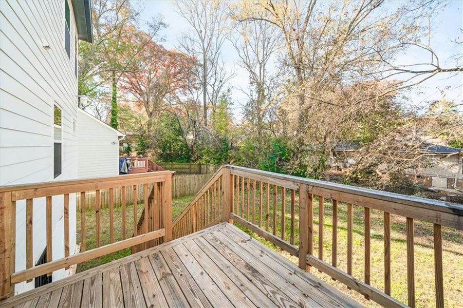 Exterior details and patio area of a home in , Atlanta (Image 25). Exterior details and patio area of a home in , Atlanta (Image 25).