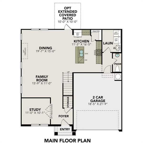 2D floor plan layout of this home in Hannah Heights, Seguin, TX (Image 4). 2D floor plan layout of this home in Hannah Heights, Seguin, TX (Image 4).