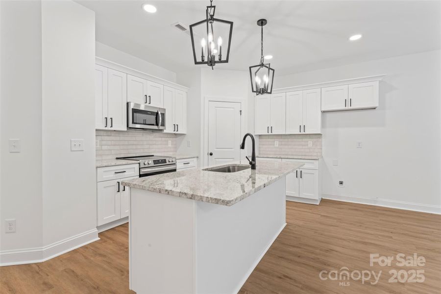 Furnished interior view inside a new home in , Albemarle (Image 8).