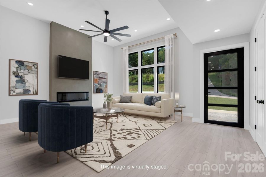 Furnished interior view inside a new home in , Leicester (Image 17).