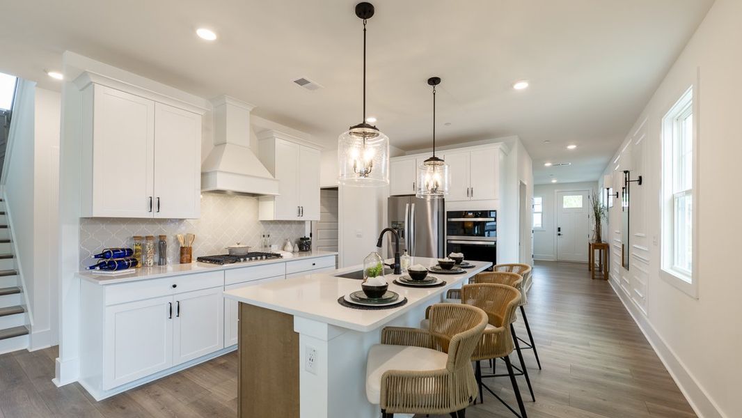 Furnished interior view inside a new home in The Village at Sandy Plains, Marietta (Image 10). Furnished interior view inside a new home in The Village at Sandy Plains, Marietta (Image 10).