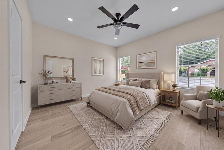 Furnished interior view inside a new home in , Fort Worth (Image 13). Furnished interior view inside a new home in , Fort Worth (Image 13).
